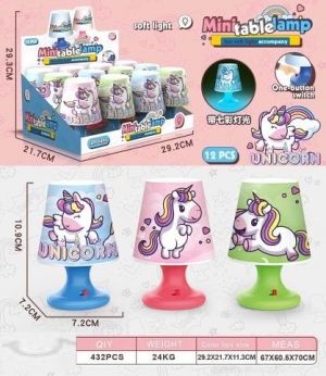 Lampička mini jednorožec 7,2x10,9 cm