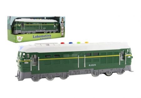 Vlak lokomotiva s efekty 35 cm