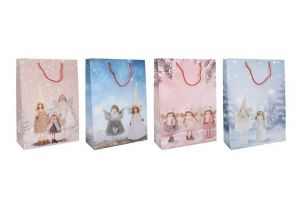 Dárková taška L 41,5x30x12 cm Vánoce