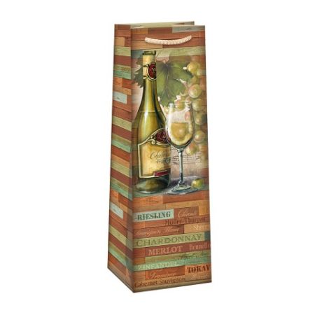ARGUS Dárková papírová taška na víno T3 (12 x 40 cm) 07370711