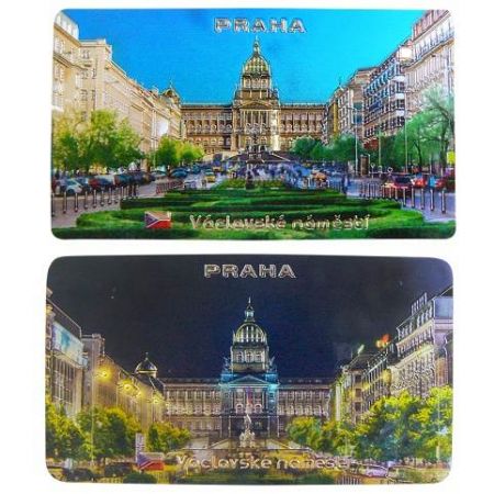 Magnet oboustraný - Václavské náměstí