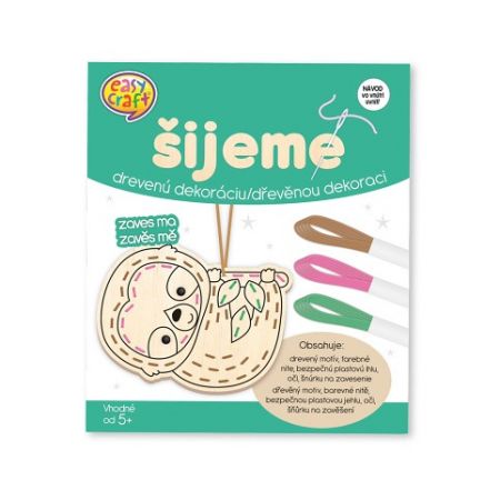 ARGUS Kreativní tvoření šijeme dřevěnou dekoraci 19160006