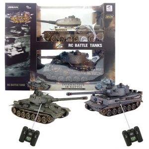 SPARKYS - RC Tank 1:24 T34 vs Tiger (sada 2ks)