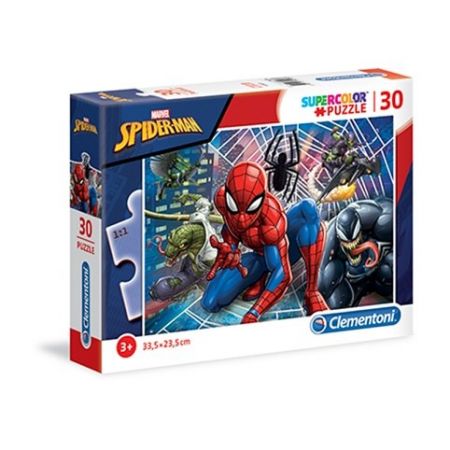 Clementoni - Puzzle Supercolor 30 Spiderman