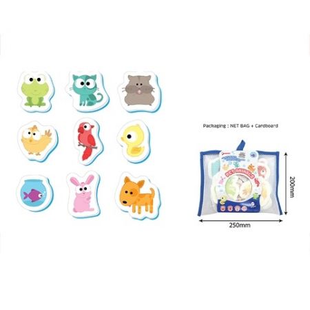 Pěnové hračky do vody - Zvířátka 9 ks