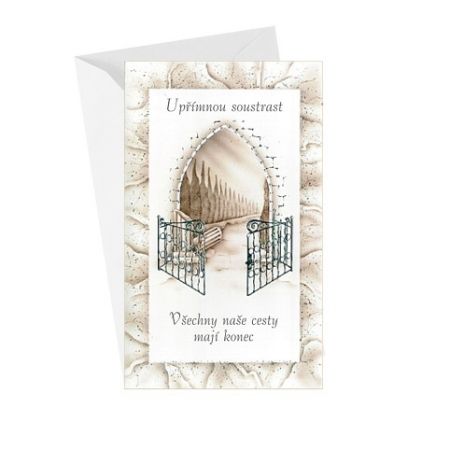 ARGUS Kondolence Úpřimná soustrast 14-027c