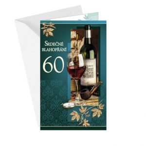 ARGUS Přání k narozeninám 60 15-6175c60