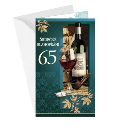 ARGUS Přání k narozeninám 65 15-6175c65