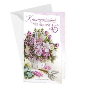 ARGUS Přání k narozeninám 45 15-6233c45