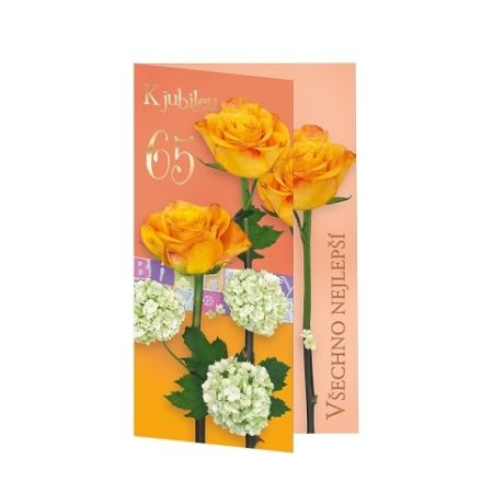 ARGUS Přání k narozeninám 65 15-6234c65