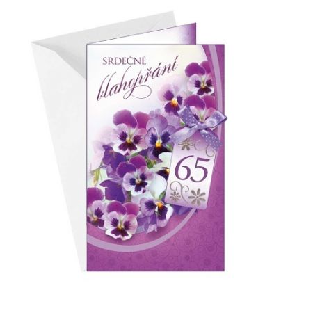 ARGUS Přání k narozeninám 65 15-6273c65