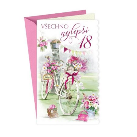 ARGUS Přání k narozeninám 18 15-6409c18