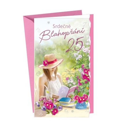 ARGUS Přání k narozeninám 25 15-6412c25