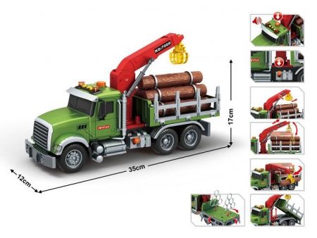 CITY SERVICE CAR - 1:12 Nákladní auto pro přepravu dřeva