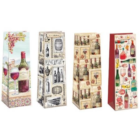 ARGUS Dárková papírová taška 12 x 40 cm mix 12 ks 07350002