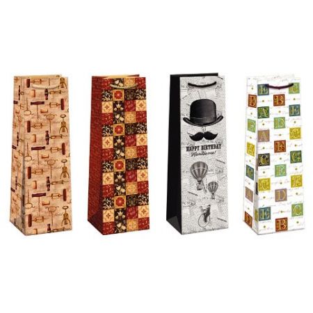 ARGUS Dárková papírová taška 12 x 40 cm mix 12 ks 07350003