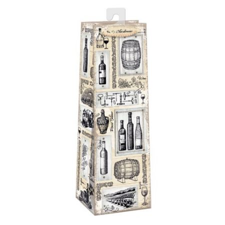 ARGUS Dárková papírová taška na víno (12 x 40 cm) 07370728h