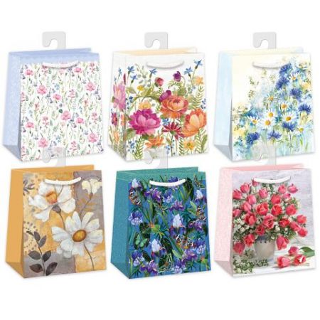 ARGUS Dárková papírová taška 19 x 23 cm mix 12 ks 07450003h