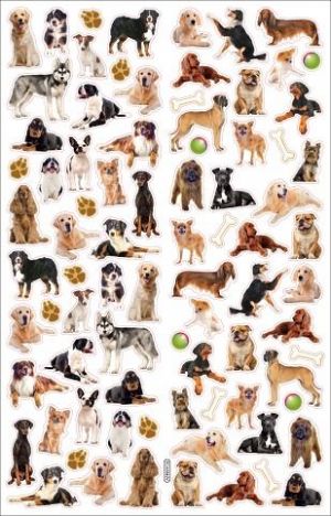 Samolepky - psi 80 ks