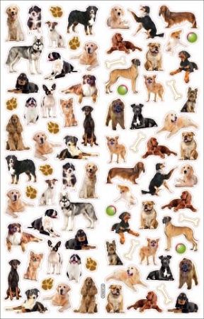 Samolepky - psi 80 ks