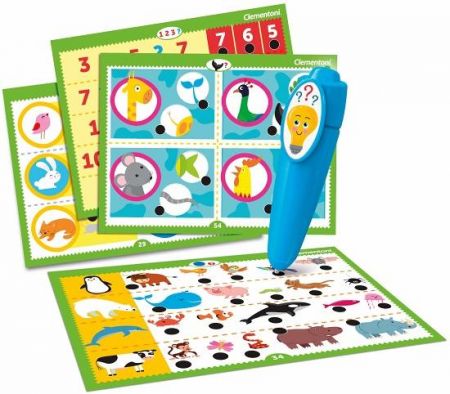 Clementoni - Interaktivní pero - 500 kvízů zvířata