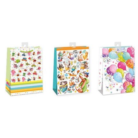 ARGUS Dárková papírová taška (34.5 x 48 cm) mix 12 ks 07950001u