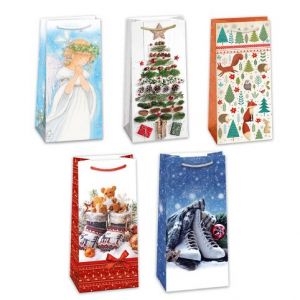 ARGUS Dárková papírová taška TO (10 x 22 cm) mix 12 ks 08030001