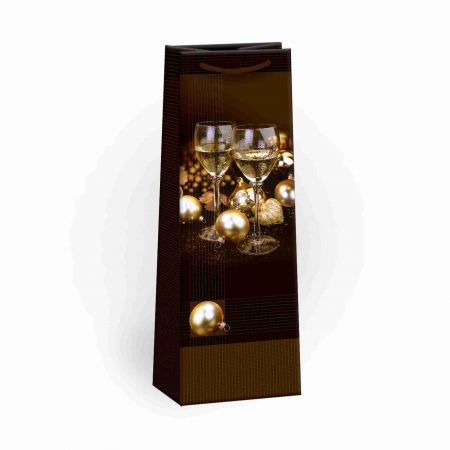 ARGUS Dárková papírová taška na víno (12 x 40 cm) 08330381