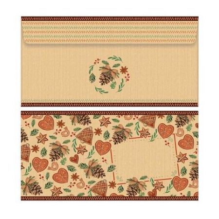 ARGUS Obálka BL NATUR vánoční 10831014