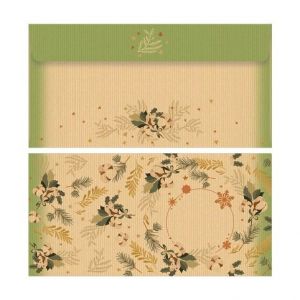 ARGUS Obálka DL NATUR vánoční 10831016