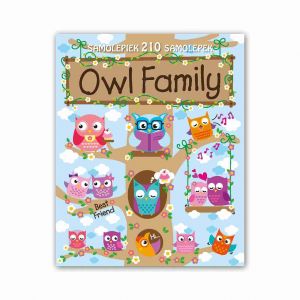 ARGUS Veselé nálepky samolepky soví rodinka 11140004