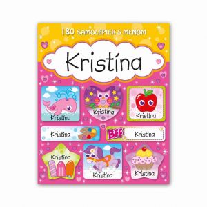 ARGUS Veselé nálepky samolepky se jménem Kristína 11140032