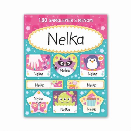 ARGUS Veselé nálepky samolepky se jménem Nelka 11140034