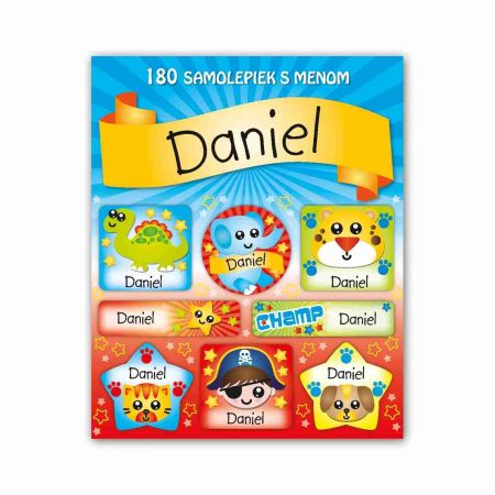 ARGUS Veselé nálepky samolepky se jménem Daniel 11140073