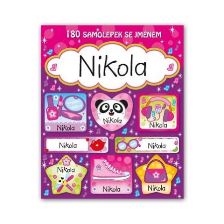 ARGUS Veselé nálepky samolepky se jménem Nikola 11140117