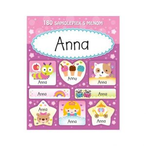ARGUS Veselé nálepky samolepky se jménem Anna 11140125