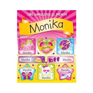 ARGUS Veselé nálepky samolepky se jménem Monika 11140137