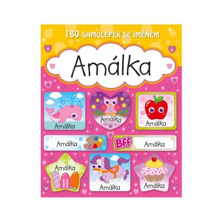 ARGUS Veselé nálepky samolepky se jménem Amálka 11140140