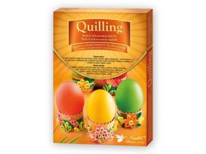 Sada 7703 k dekorování vajíček - quilling