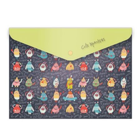 ARGUS Plastová obálka s drukem A4 Cute Monsters 16500290