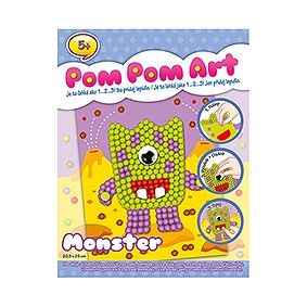 ARGUS Kreativní tvoření pom pom art příšerka 19070001