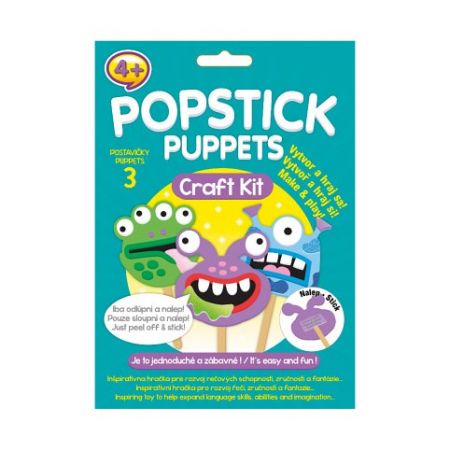 ARGUS Kreativní tvoření popstick puppets příšerky 19090004