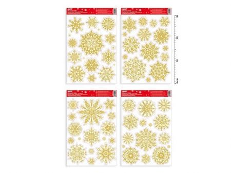 Okenní fólie vánoce glitr VA010 20x30cm