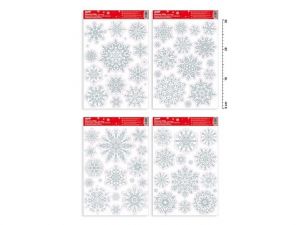 Okenní fólie vánoce glitr VA011 20x30cm