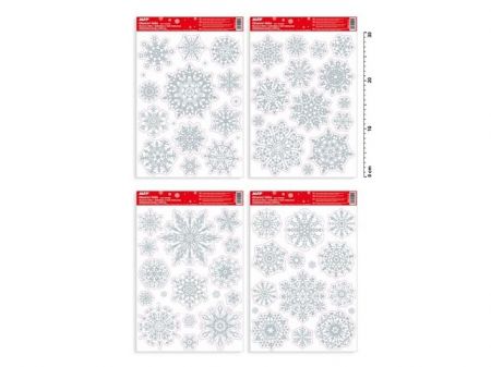 Okenní fólie vánoce glitr VA011 20x30cm