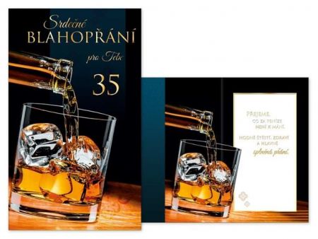 Přání k narozeninám 35 s textem M11-423 MFP