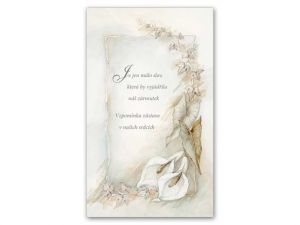 Přání kondolenční malé bez textu M18-114 MFP