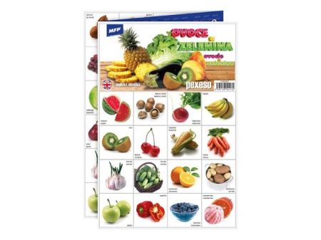 Pexeso papírové A4 Ovoce a zelenina MFP