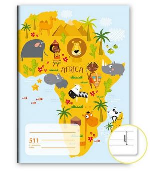 Sešit 511 A5 linka 1.třída+pomoc.linka 10l/SCP/