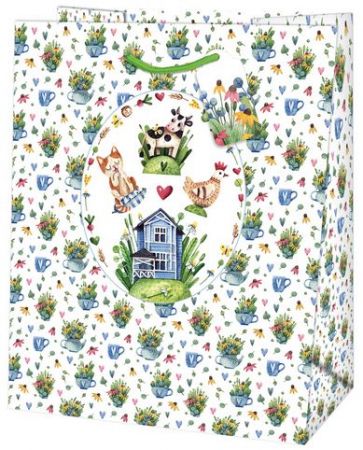 Dárková taška čtvercová TQ-15x6x14,5cm